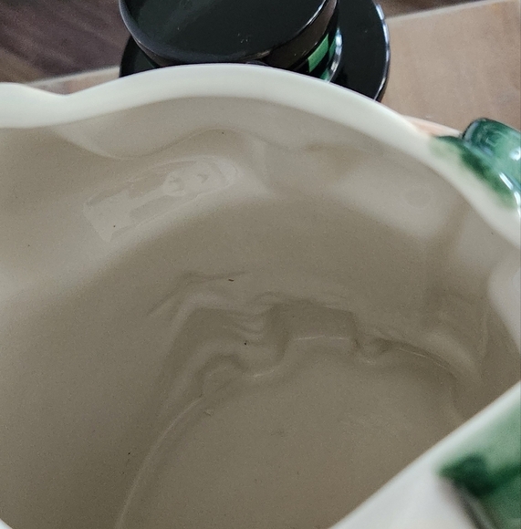 ⛄ Vintage JCPenney Christmas Snowman Cookie Jar, 15” Tall with Green Scarf & hat - Picture 7 of 16